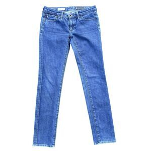 AG Adriano Goldschmied The Stilt Cigarette Leg Skinny Jeans 26R Blue